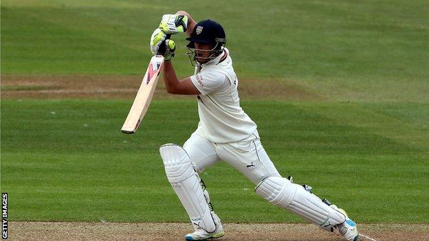 Durham batsman Scott Borthwick