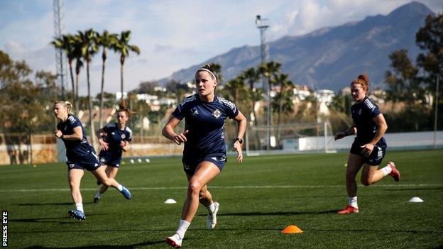 Megan Bell returned to the Northern Ireland squad for the first time in two years for February's friendlies in Spain