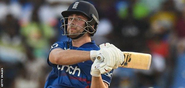 Will Jacks in action for England against West Indies