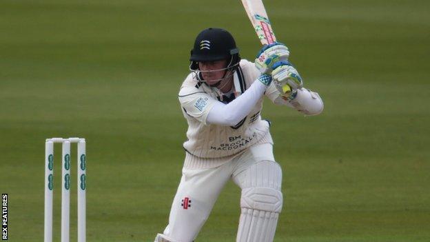 Middlesex and England opener Sam Robson