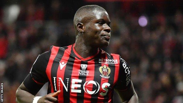 Malang Sarr playing for Nice