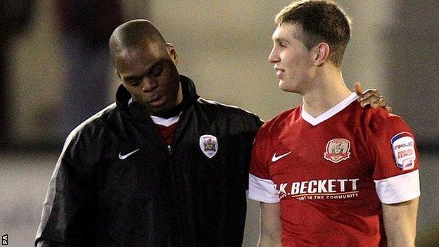 John Stones and Marlon Harewood