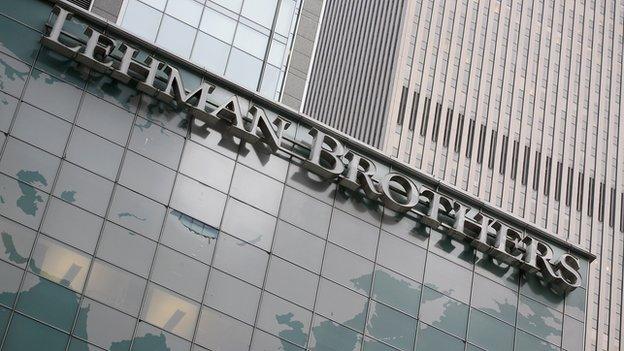 The Lehman Brothers headquarters in New York