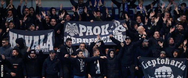 PAOK Salonika fans