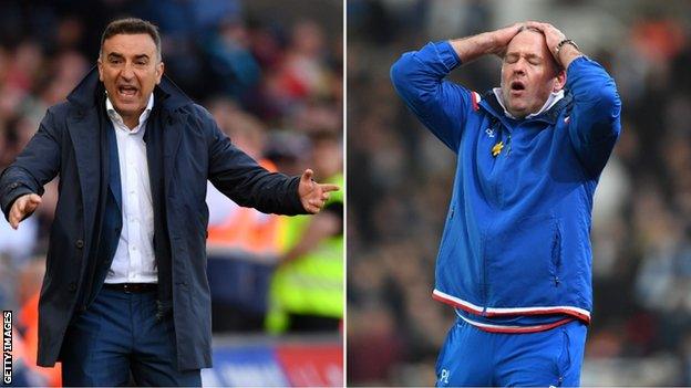 Carlos Carvalhal and Paul Lambert