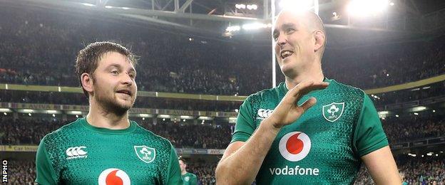 Devin Toner and Iain Henderson