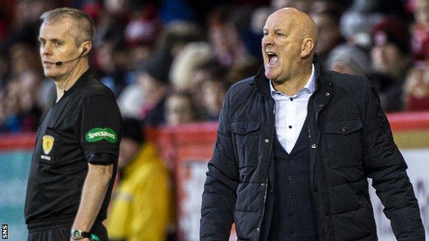 Jim Duffy plans to tone down his touchline antics this season