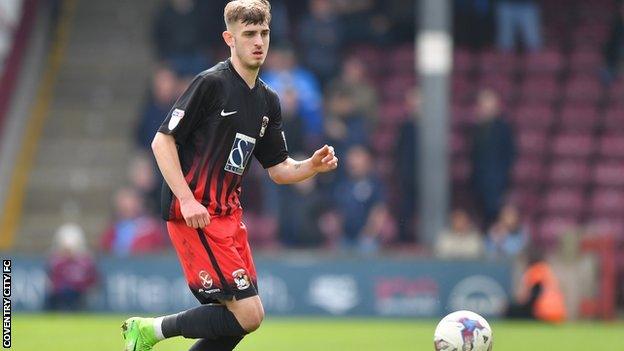 Chris Camwell has made two appearances this season, one in the EFL Cup, the second in the Football League Trophy