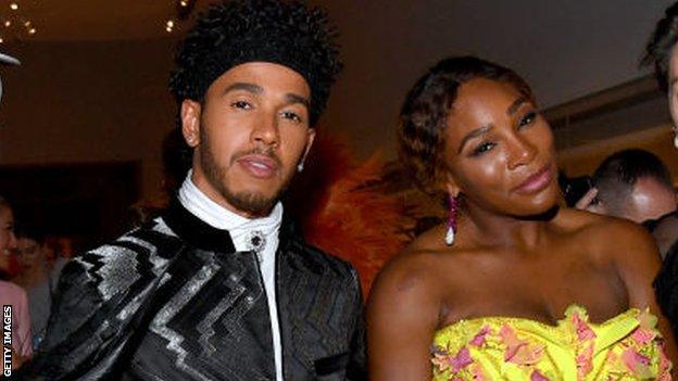 Lewis Hamilton and Serena Williams