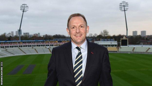 Warwickshire chief executive Neil Snowball