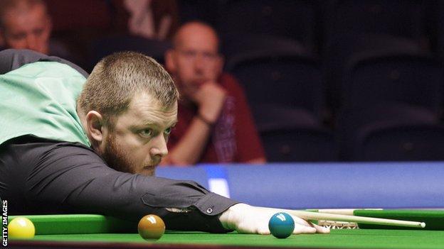 Mark Allen leads the Scottish Open 5-3 after the first session