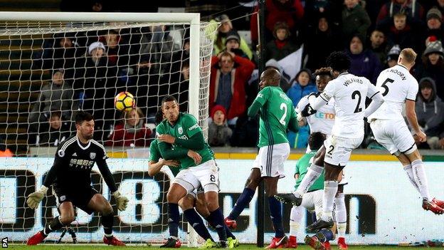 Bony's goal meant he scored in back-to-back league games for the first time since 2014