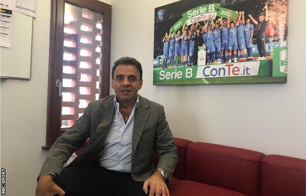 Empoli president Fabrizio Corsi