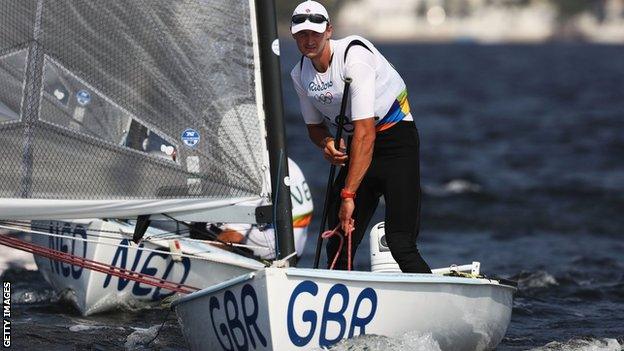 British Olympic sailing champion Giles Scott