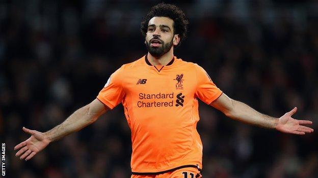 Liverpool forward Mohamed Salah