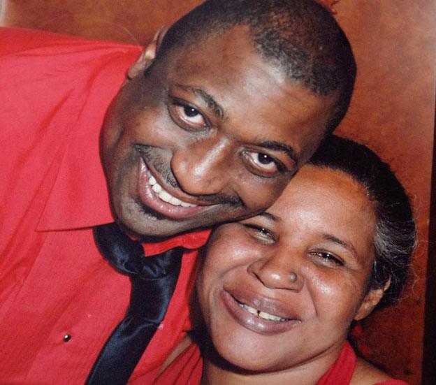 Eric Garner with wife Eswa