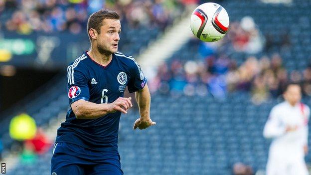 Scotland forward Shaun Maloney