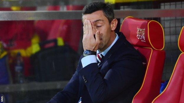 Rangers manager Pedro Caixinha