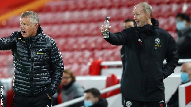 Alan Knill (right) with Chris Wilder