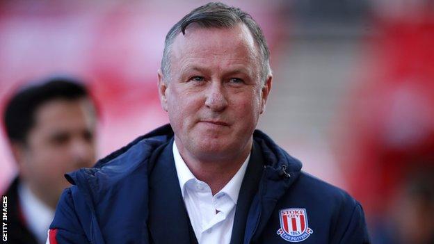 Stoke City manager Michael O'Neill