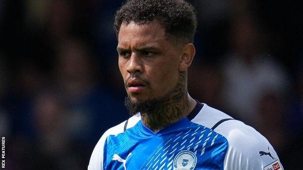 Jonson Clarke-Harris in action for Peterborough United