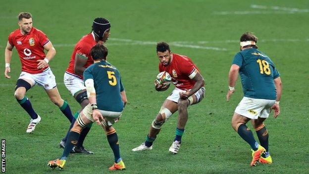 Maro Itoje and Courtney Lawes