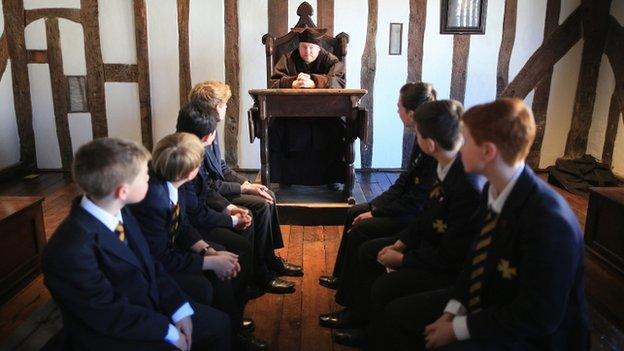 Shakespeare schoolroom