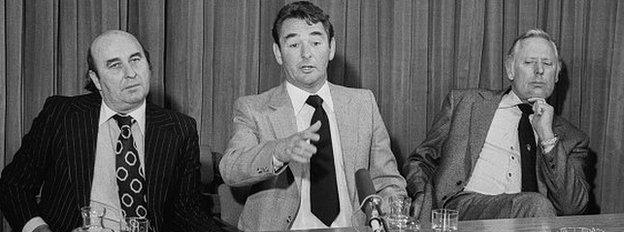 Football manager Brian Clough