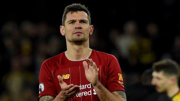 Liverpool defender Dejan Lovren