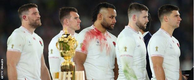 England lose Rugby World Cup final