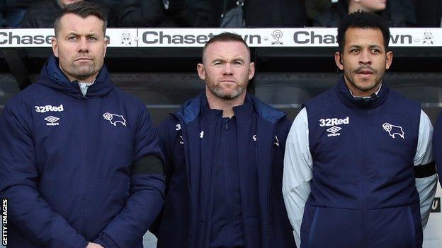 Shay Given, Wayne Rooney and Liam Rosenior