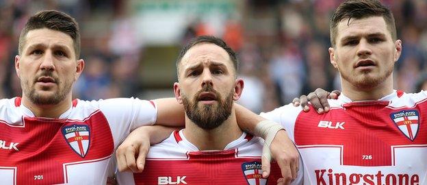 Gareth Widdop, Luke Gale and John Bateman