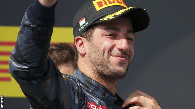 Red Bull driver Daniel Ricciardo