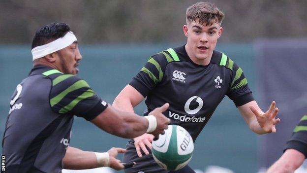 The Irish centre pairing of Garry Ringrose and Bundee Aki is unchanged for the first time since the victory against Italy