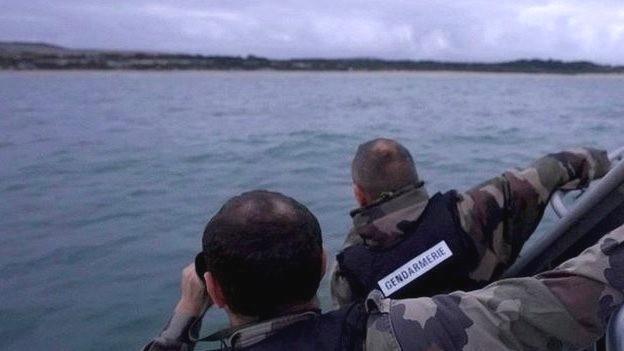 Patrol off French coast