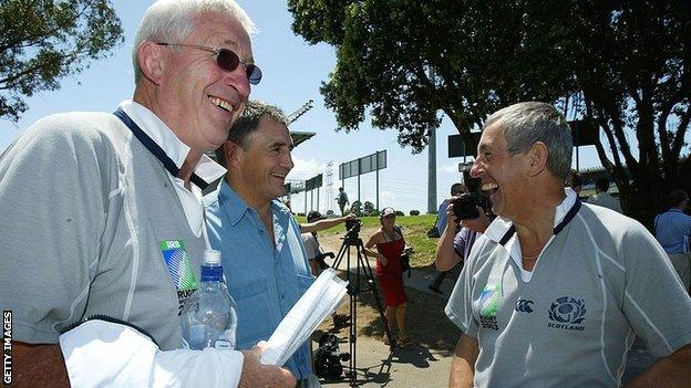 Jim Telfer and Sir Ian McGeechan (right) steered the Lions to a 2-1 series victory in South Africa in 1997