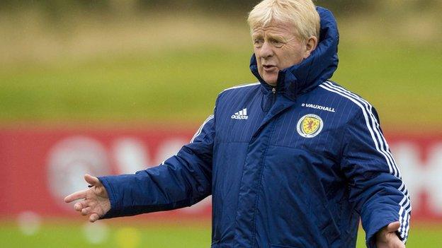 Scotland manager Gordon Strachan