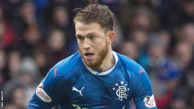 Rangers striker Joe Garner