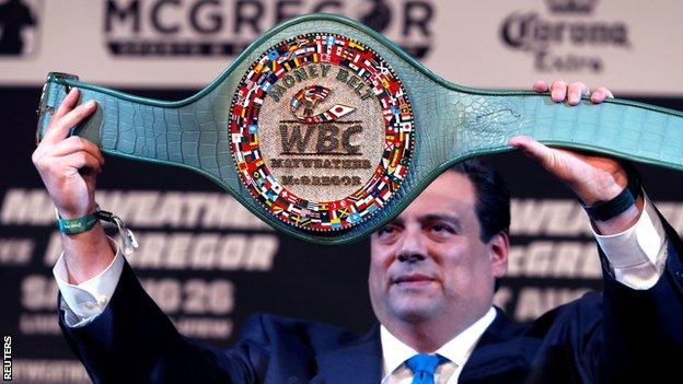 The new WBC Money Belt