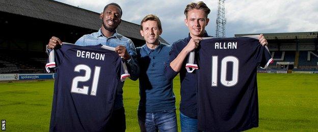 Roarie Deacon, Neil McCann and Scott Allan