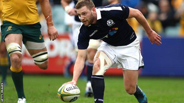 Scotland fly-half Finn Russell