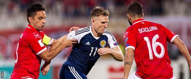 Scotland winger Matt Ritchie