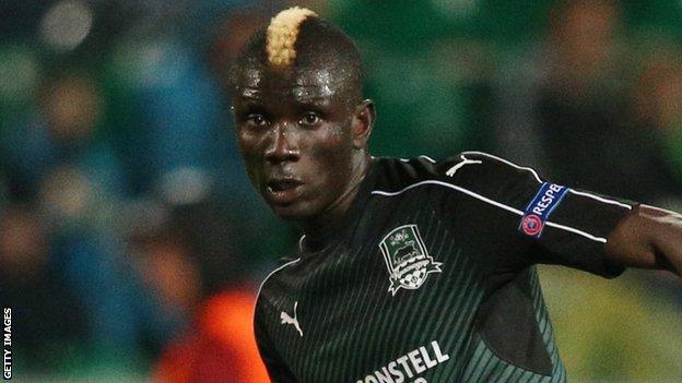 Krasnodar midfielder Kouassi Eboue