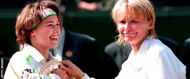 Martina Hingis and Jana Novotna