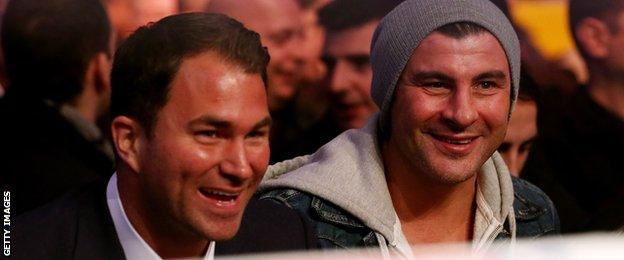 Eddie Hearn and Joe Calzaghe