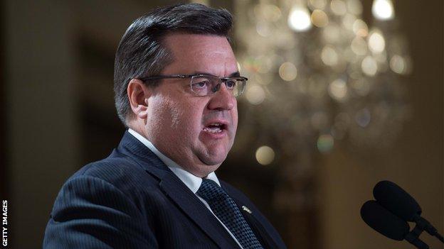 The Mayor of Montreal Denis Coderre