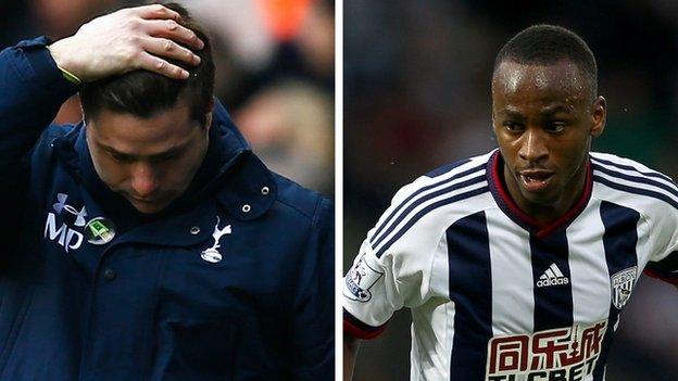 Mauricio Pochettino and Saido Berahino