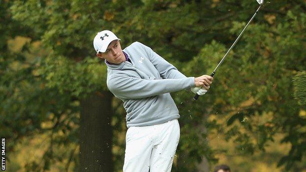 Matthew Fitzpatrick in third-round action