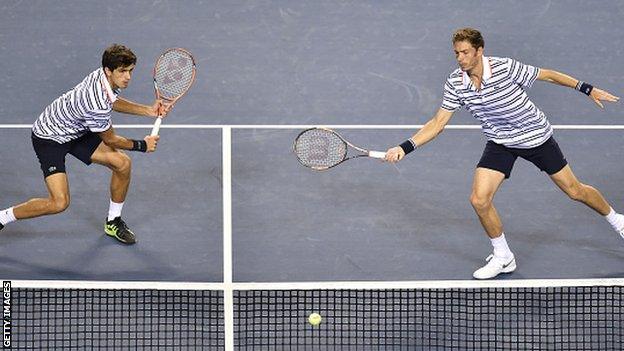 Pierre-Hugues Herbert and Nicolas Mahut