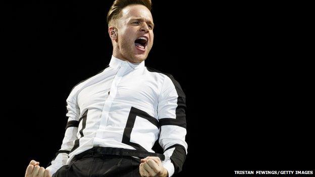 Olly Murs at the V Festival